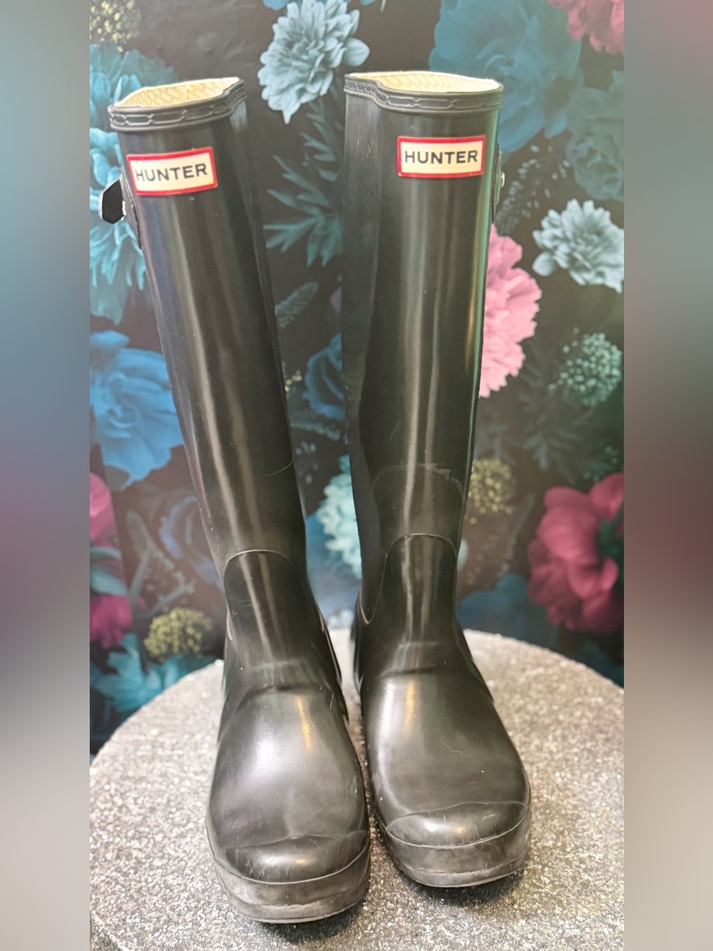 ☔️💧Original Gloss Tall Hunter Rain Boots (Unisex)